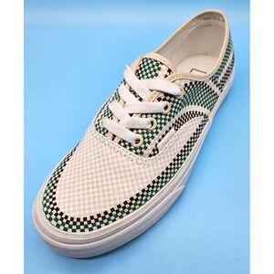 New Vans Authentic Tileboard Shoes Men's Size 6 White Green Black Style 507452